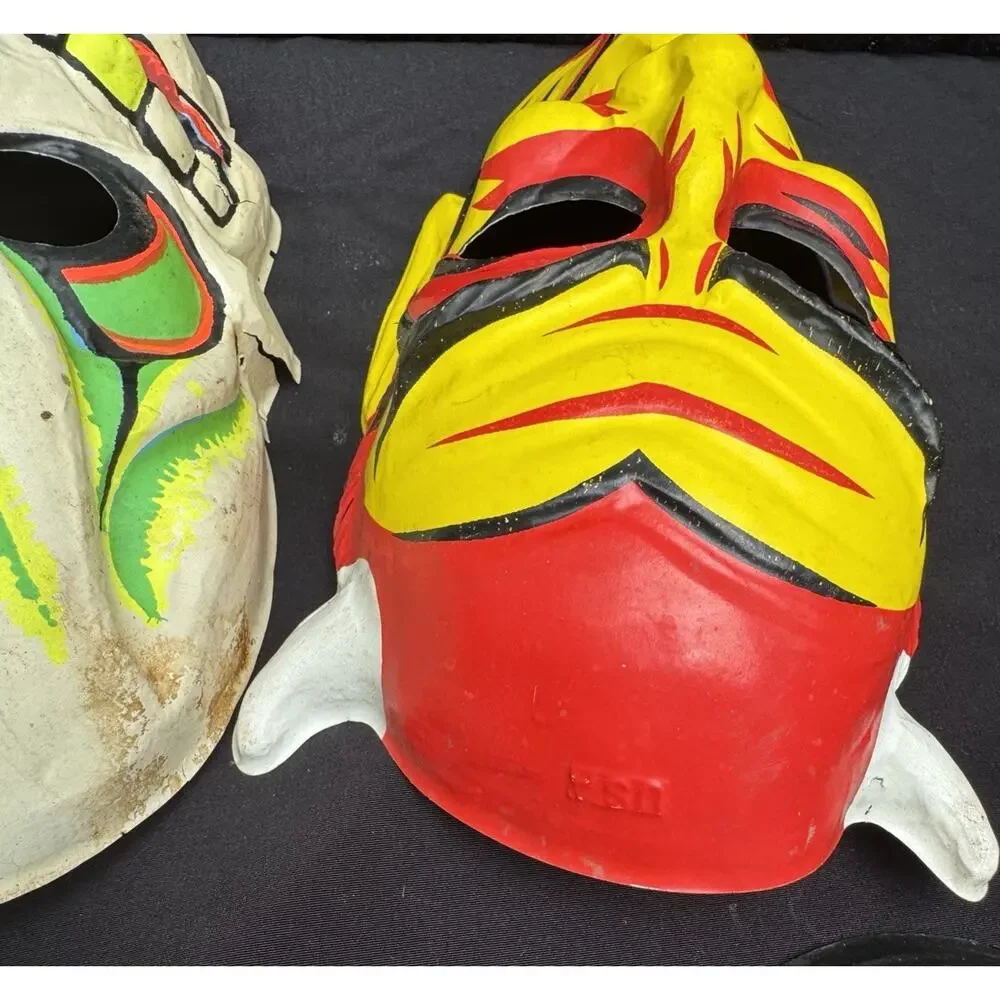 Rare 1960’s HTF Vtg Collegeville Ben Cooper Halloween Mask Lot Of 6 USA LOOK!